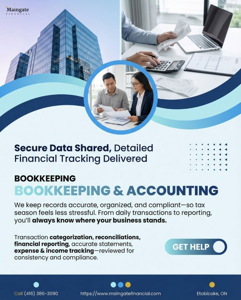 Maingate Financial post: secure data shared, detailed financial tracking delivered