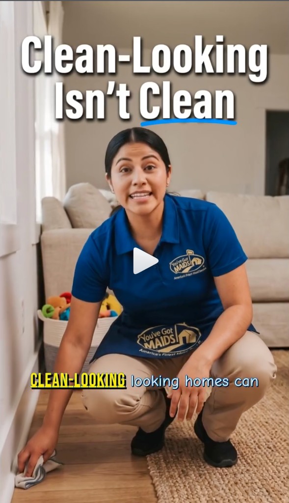 You've Got Maids Olathe reel: clean-looking isn't clean
